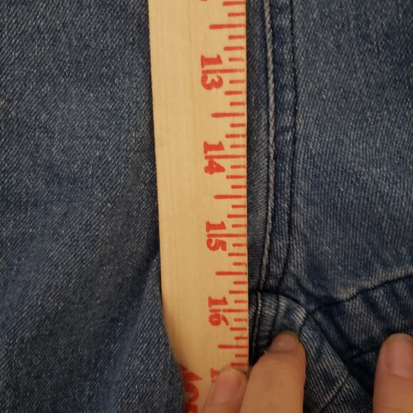 Perks And Mini P.A.M. Bribri BRI BRI Jeans Unisex Sz M Baggy Pleated Drop Crotch - Picture 9 of 16